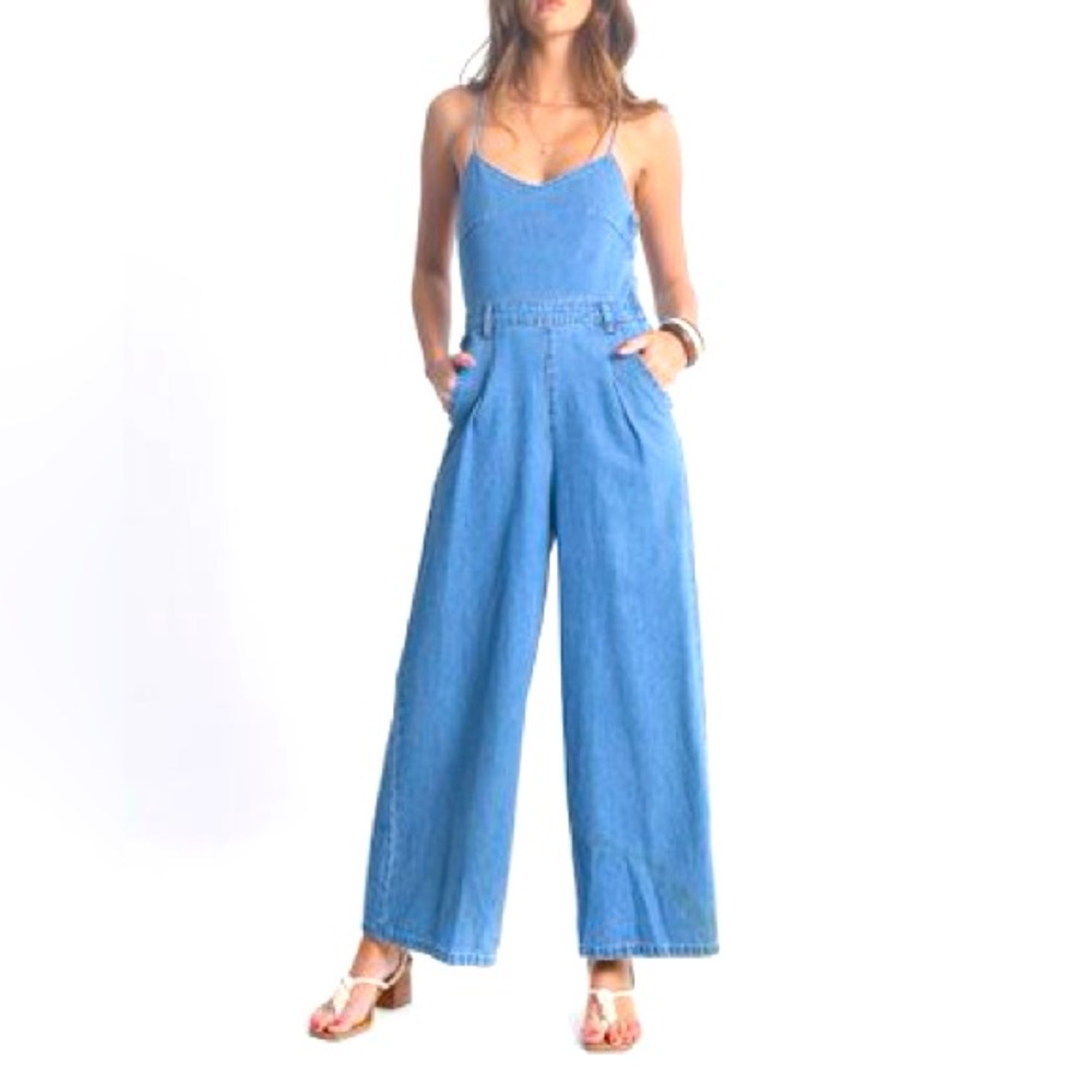 Molly Bracken denim jumpsuit